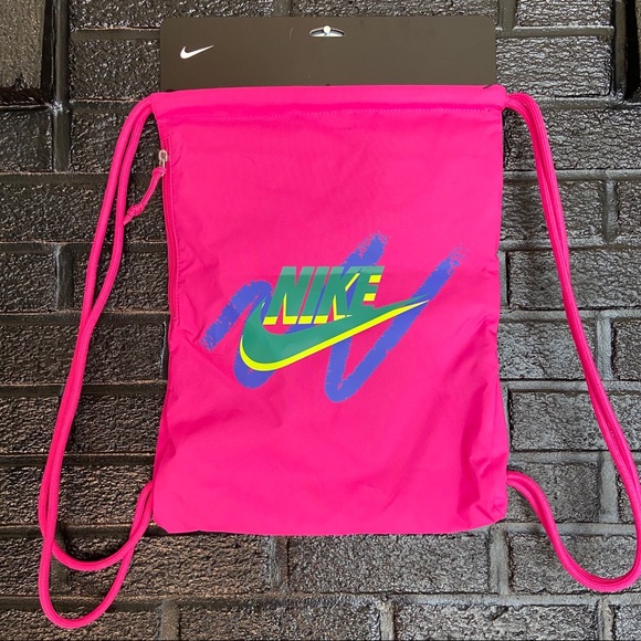 nike gym sack pink
